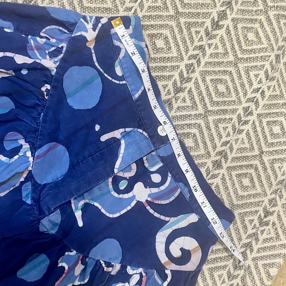 Vintage 80s Maxi Skirt 100% COTTON WITH POCKETS - Picture 4 of 13